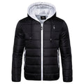 New Waterproof Winter Jacket Men Hooded Warm Autumn Jacket Windproof Hooded  Men Blue Comfortable Men's Jackets Lightweight Hiking Jackets For Ski Winter Coat Stevvex