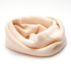 New Winter Autumn Solid Color Soft Cashmere Knit Ring Scarves Neck Warmer Elastic Neck Gaiter Head Wrap Headwear Comfort Collar Female Winter One Loop Scarf For Women Stevvex