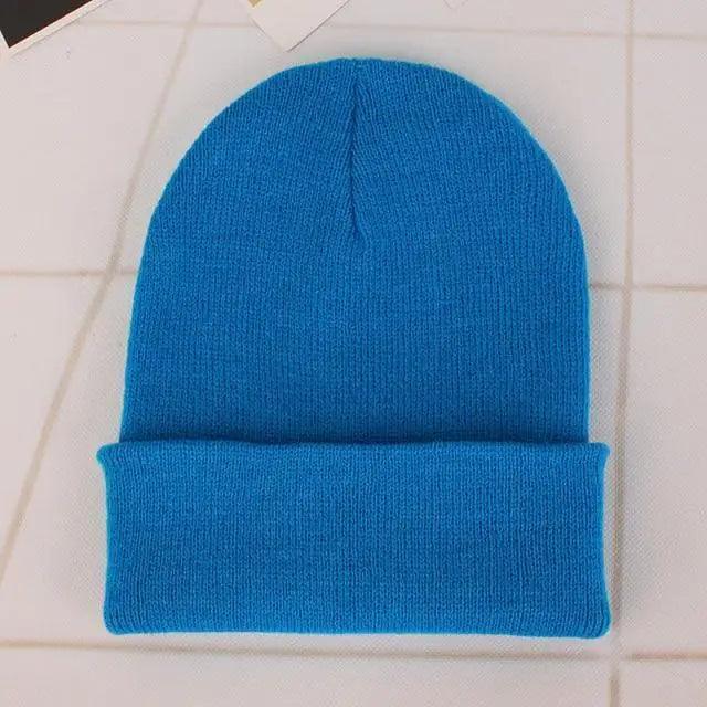 New Winter Hats for Women Men Beanies Knitted Solid Cool Hat Girls Autumn Female Beanie Warm Bonnet Casual Cap For Winter  Knitted Autumn Winter Cap Warm Elastic Winter Women and Men Hat Stevvex
