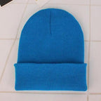 New Winter Hats for Women Men Beanies Knitted Solid Cool Hat Girls Autumn Female Beanie Warm Bonnet Casual Cap For Winter  Knitted Autumn Winter Cap Warm Elastic Winter Women and Men Hat Stevvex