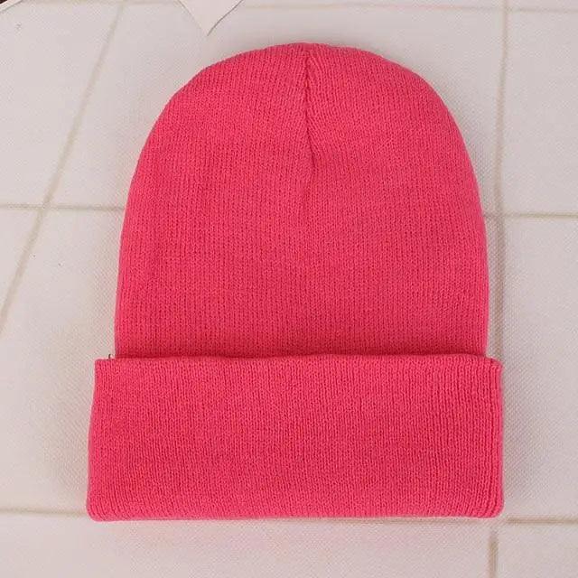 New Winter Hats for Women Men Beanies Knitted Solid Cool Hat Girls Autumn Female Beanie Warm Bonnet Casual Cap For Winter  Knitted Autumn Winter Cap Warm Elastic Winter Women and Men Hat Stevvex