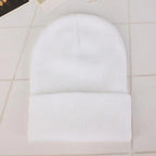 New Winter Hats for Women Men Beanies Knitted Solid Cool Hat Girls Autumn Female Beanie Warm Bonnet Casual Cap For Winter  Knitted Autumn Winter Cap Warm Elastic Winter Women and Men Hat Stevvex