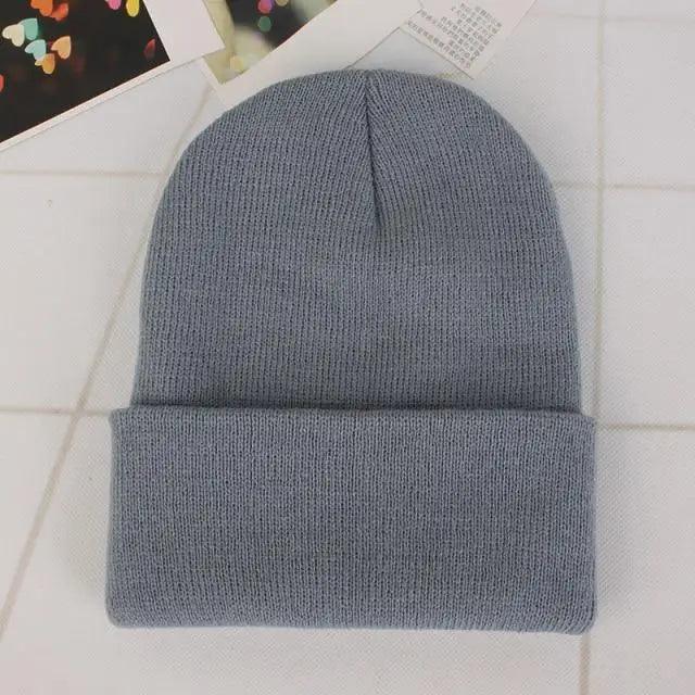 New Winter Hats for Women Men Beanies Knitted Solid Cool Hat Girls Autumn Female Beanie Warm Bonnet Casual Cap For Winter  Knitted Autumn Winter Cap Warm Elastic Winter Women and Men Hat Stevvex