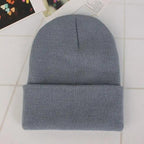 New Winter Hats for Women Men Beanies Knitted Solid Cool Hat Girls Autumn Female Beanie Warm Bonnet Casual Cap For Winter  Knitted Autumn Winter Cap Warm Elastic Winter Women and Men Hat Stevvex