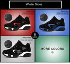 New Winter Running Shoes Keep Warm Cotton-Padded Autumn Sneakers Outdoor Walking Sports Shoes Breathable Non Slip Running Shoes Low Cut Outdoor Sneaker