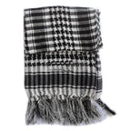 New Winter Women Men Windproof Warmer Military Scarf Muslim Hijab Unisex Scarves Tassel Desert Arab Keffiyeh Shawl  Scarf Military Shemagh Tactical Desert Keffiyeh Head Neck Scarf Arab Wrap with Tassel Stevvex