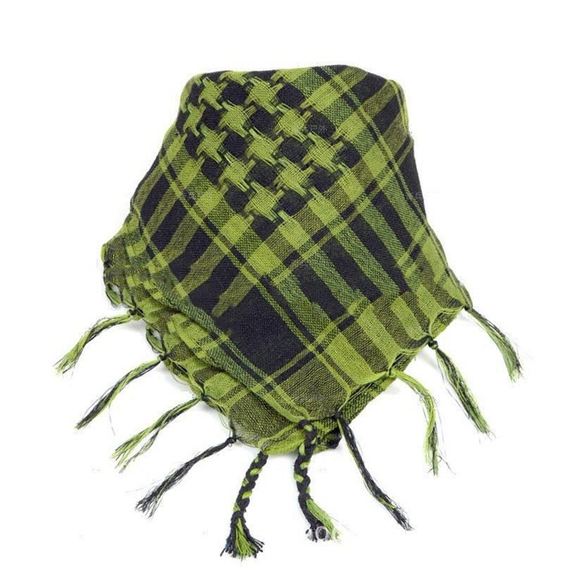 New Winter Women Men Windproof Warmer Military Scarf Muslim Hijab Unisex Scarves Tassel Desert Arab Keffiyeh Shawl  Scarf Military Shemagh Tactical Desert Keffiyeh Head Neck Scarf Arab Wrap with Tassel Stevvex