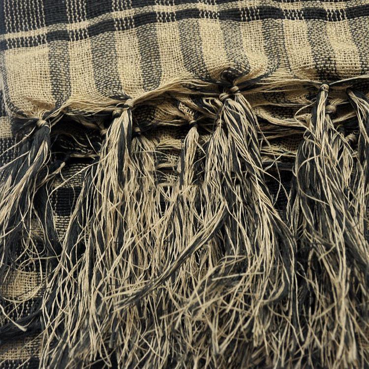 New Winter Women Men Windproof Warmer Military Scarf Muslim Hijab Unisex Scarves Tassel Desert Arab Keffiyeh Shawl  Scarf Military Shemagh Tactical Desert Keffiyeh Head Neck Scarf Arab Wrap with Tassel Stevvex