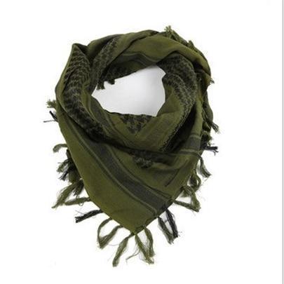 New Winter Women Men Windproof Warmer Military Scarf Muslim Hijab Unisex Scarves Tassel Desert Arab Keffiyeh Shawl  Scarf Military Shemagh Tactical Desert Keffiyeh Head Neck Scarf Arab Wrap with Tassel Stevvex