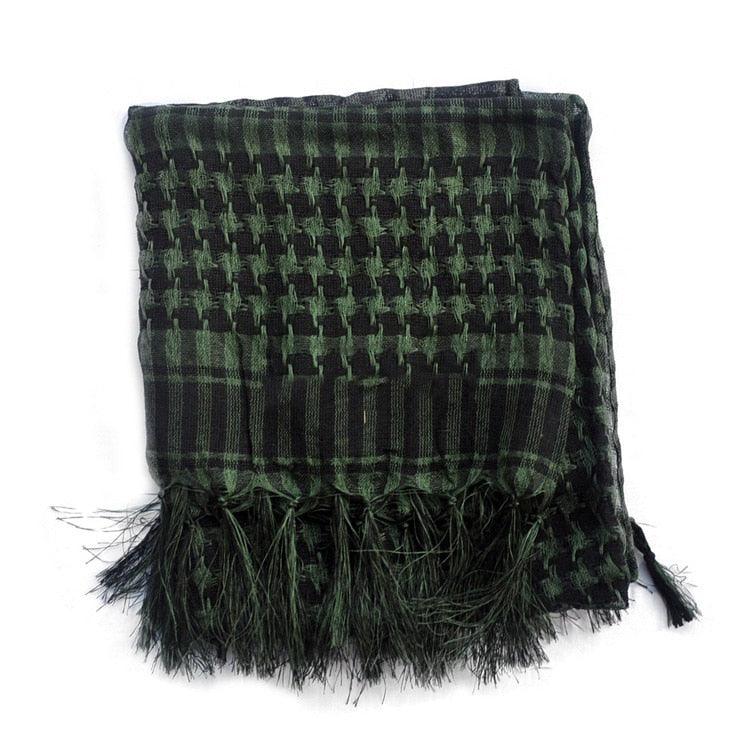 New Winter Women Men Windproof Warmer Military Scarf Muslim Hijab Unisex Scarves Tassel Desert Arab Keffiyeh Shawl  Scarf Military Shemagh Tactical Desert Keffiyeh Head Neck Scarf Arab Wrap with Tassel Stevvex