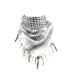 New Winter Women Men Windproof Warmer Military Scarf Muslim Hijab Unisex Scarves Tassel Desert Arab Keffiyeh Shawl  Scarf Military Shemagh Tactical Desert Keffiyeh Head Neck Scarf Arab Wrap with Tassel Stevvex
