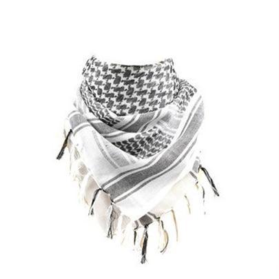 New Winter Women Men Windproof Warmer Military Scarf Muslim Hijab Unisex Scarves Tassel Desert Arab Keffiyeh Shawl  Scarf Military Shemagh Tactical Desert Keffiyeh Head Neck Scarf Arab Wrap with Tassel Stevvex
