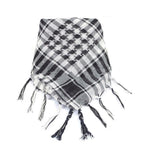 New Winter Women Men Windproof Warmer Military Scarf Muslim Hijab Unisex Scarves Tassel Desert Arab Keffiyeh Shawl  Scarf Military Shemagh Tactical Desert Keffiyeh Head Neck Scarf Arab Wrap with Tassel Stevvex