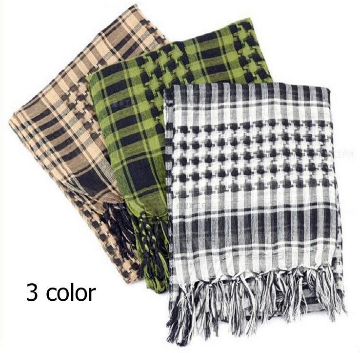 New Winter Women Men Windproof Warmer Military Scarf Muslim Hijab Unisex Scarves Tassel Desert Arab Keffiyeh Shawl  Scarf Military Shemagh Tactical Desert Keffiyeh Head Neck Scarf Arab Wrap with Tassel Stevvex