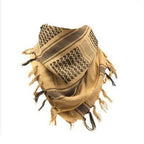 New Winter Women Men Windproof Warmer Military Scarf Muslim Hijab Unisex Scarves Tassel Desert Arab Keffiyeh Shawl  Scarf Military Shemagh Tactical Desert Keffiyeh Head Neck Scarf Arab Wrap with Tassel Stevvex