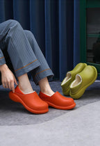 New Winter Women Slipper Soft Bottom Plush Home Shoes  Slippers Indoor Waterproof Non-Slip Memory Foam Comfy Fluffy Fur Memory Foam Boots House Shoes Thick Sole 6cm Stevvex