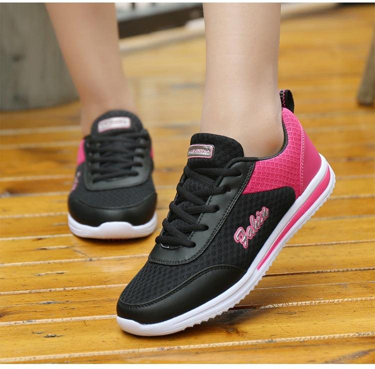 New Womans Purple Casual Sneakers Breathable Women Shoes Mesh Women Chunky Sneakers Walking Running Tennis Gym Shoes For Women Non Slip Sneakers Stevvex