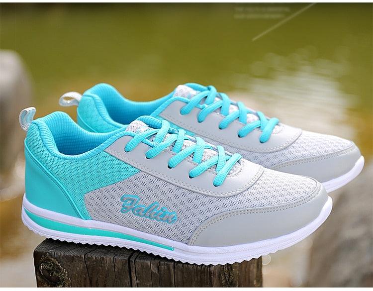 New Womans Purple Casual Sneakers Breathable Women Shoes Mesh Women Chunky Sneakers Walking Running Tennis Gym Shoes For Women Non Slip Sneakers Stevvex