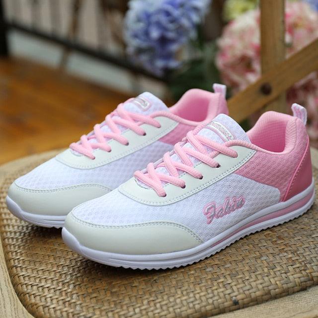 New Womans Purple Casual Sneakers Breathable Women Shoes Mesh Women Chunky Sneakers Walking Running Tennis Gym Shoes For Women Non Slip Sneakers Stevvex