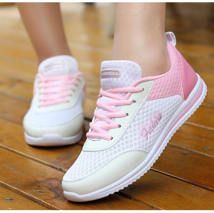 New Womans Purple Casual Sneakers Breathable Women Shoes Mesh Women Chunky Sneakers Walking Running Tennis Gym Shoes For Women Non Slip Sneakers Stevvex