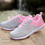 New Womans Purple Casual Sneakers Breathable Women Shoes Mesh Women Chunky Sneakers Walking Running Tennis Gym Shoes For Women Non Slip Sneakers Stevvex