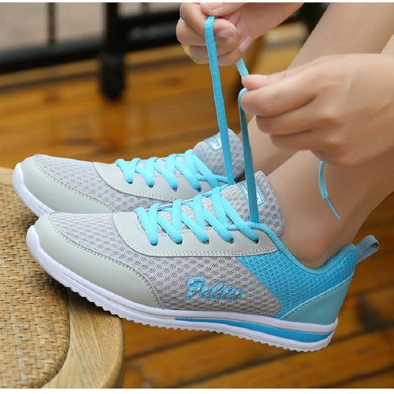 New Womans Purple Casual Sneakers Breathable Women Shoes Mesh Women Chunky Sneakers Walking Running Tennis Gym Shoes For Women Non Slip Sneakers Stevvex