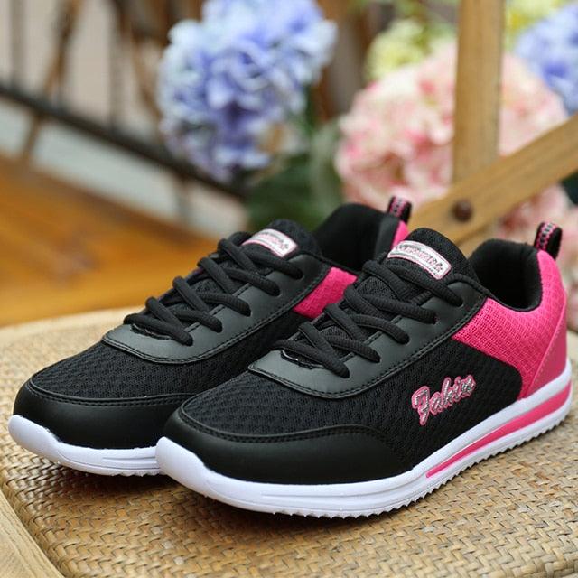 New Womans Purple Casual Sneakers Breathable Women Shoes Mesh Women Chunky Sneakers Walking Running Tennis Gym Shoes For Women Non Slip Sneakers Stevvex