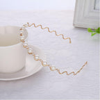 New Women Elegant Full Pearls Simple Hairbands Sweet Headband Hair Hoops Holder Ornament Head Band Lady Fashion Gorgeous Hair Accessories For Women Stevvex