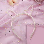 New Women Elegant Full Pearls Simple Hairbands Sweet Headband Hair Hoops Holder Ornament Head Band Lady Fashion Hair Accessories Stevvex