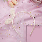New Women Elegant Full Pearls Simple Hairbands Sweet Headband Hair Hoops Holder Ornament Head Band Lady Fashion Hair Accessories Stevvex