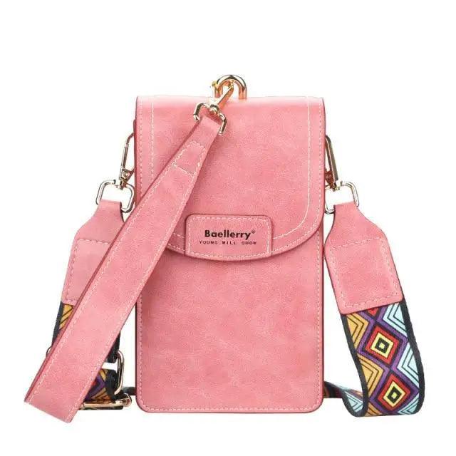 New Women Fashionable Multifunction Shoulder PU Leather Large Capacity Phone Crossbody Purse - Designer Female Purse Stevvex
