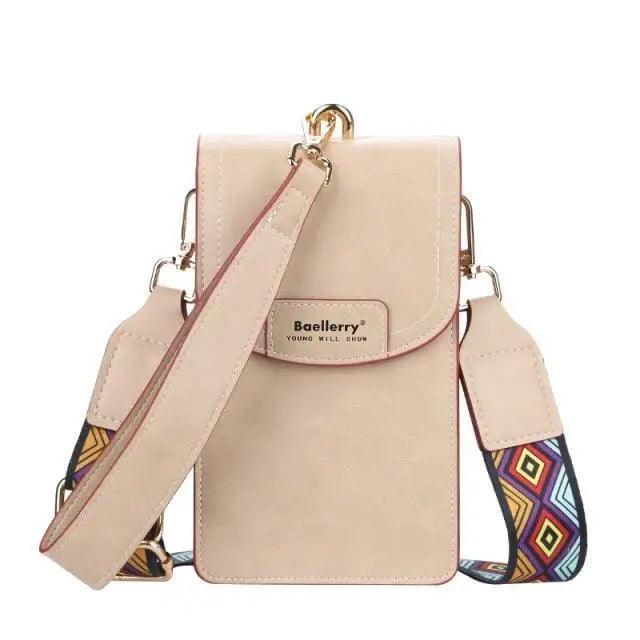 New Women Fashionable Multifunction Shoulder PU Leather Large Capacity Phone Crossbody Purse - Designer Female Purse Stevvex