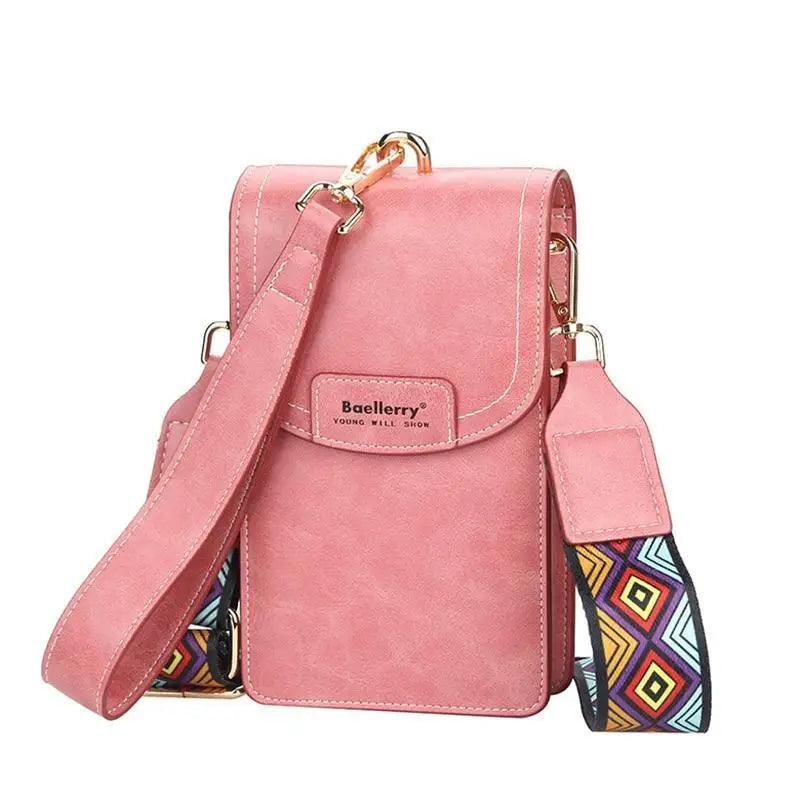 New Women Fashionable Multifunction Shoulder PU Leather Large Capacity Phone Crossbody Purse - Designer Female Purse Stevvex