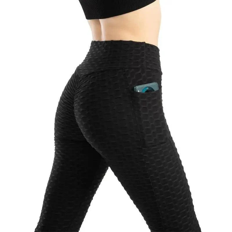 New Women Fitness Pocket Push Up Leggings Workout High Waist Legging For Running Gym Leggings Pants Women Clothing Stevvex