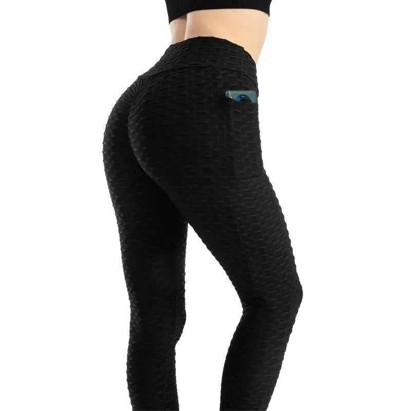 New Women Fitness Pocket Push Up Leggings Workout High Waist Legging For Running Gym Leggings Pants Women Clothing Stevvex