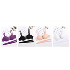 New Women Lingerie U Backless Bras Underwear Deep U Low Cut Push Up Bra Female Breathable Bra Stevvex