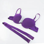 New Women Lingerie U Backless Bras Underwear Deep U Low Cut Push Up Bra Female Breathable Bra Stevvex