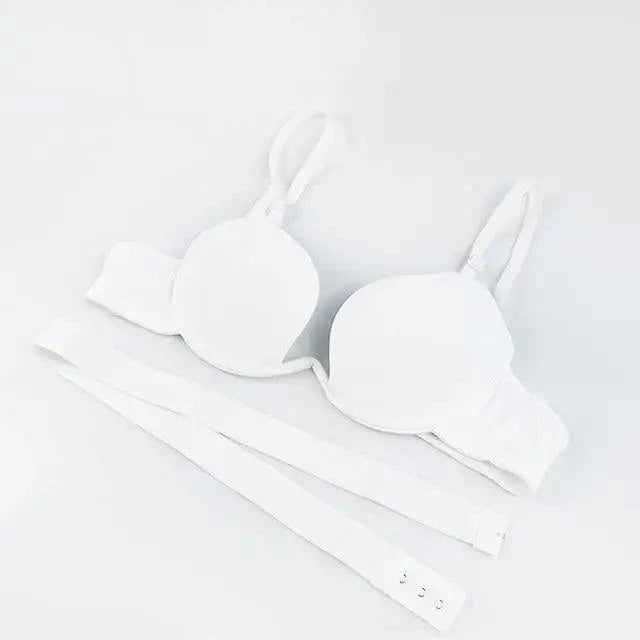 New Women Lingerie U Backless Bras Underwear Deep U Low Cut Push Up Bra Female Breathable Bra Stevvex