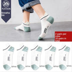 New Women Mesh Short Socks Invisible Ankle Socks Pack Ladies Spring Summer Breathable Thin Boat Socks Set Stevvex