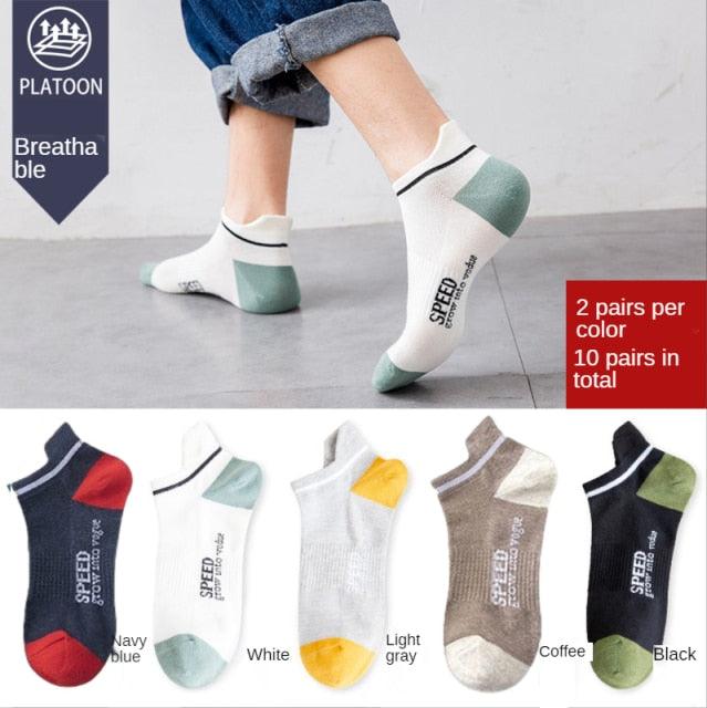 New Women Mesh Short Socks Invisible Ankle Socks Pack Ladies Spring Summer Breathable Thin Boat Socks Set Stevvex