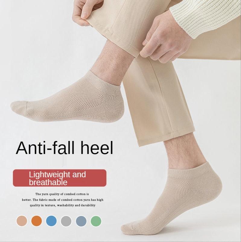 New Women Mesh Short Socks Invisible Ankle Socks Pack Ladies Spring Summer Breathable Thin Boat Socks Set Stevvex