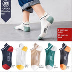 New Women Mesh Short Socks Invisible Ankle Socks Pack Ladies Spring Summer Breathable Thin Boat Socks Set Stevvex