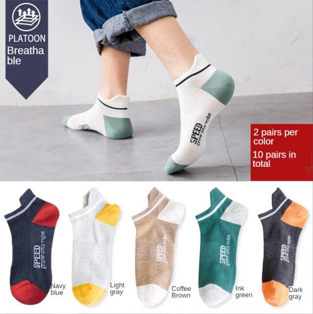 New Women Mesh Short Socks Invisible Ankle Socks Pack Ladies Spring Summer Breathable Thin Boat Socks Set Stevvex