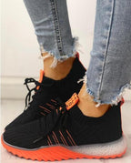 New Women Platform Modern Sneakers Casual Walking Shoes Slip On Mesh Sneakers Lightweight Comfortable Vulcanize Shoes Luxury Fashion Womens Sneakers Stevvex