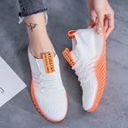 New Women Platform Modern Sneakers Casual Walking Shoes Slip On Mesh Sneakers Lightweight Comfortable Vulcanize Shoes Luxury Fashion Womens Sneakers Stevvex