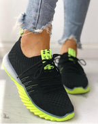New Women Platform Modern Sneakers Casual Walking Shoes Slip On Mesh Sneakers Lightweight Comfortable Vulcanize Shoes Luxury Fashion Womens Sneakers Stevvex