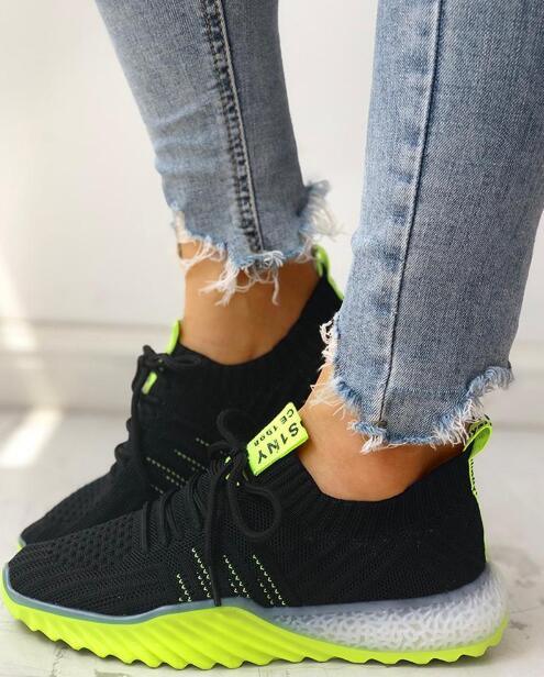 New Women Platform Modern Sneakers Casual Walking Shoes Slip On Mesh Sneakers Lightweight Comfortable Vulcanize Shoes Luxury Fashion Womens Sneakers Stevvex