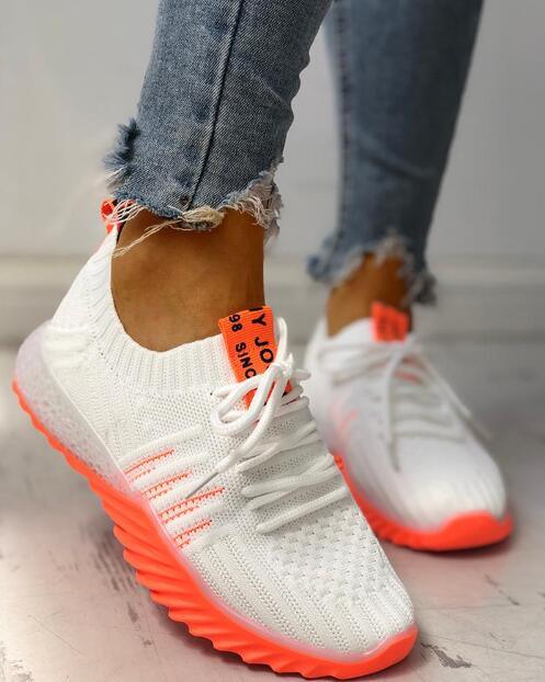 New Women Platform Modern Sneakers Casual Walking Shoes Slip On Mesh Sneakers Lightweight Comfortable Vulcanize Shoes Luxury Fashion Womens Sneakers Stevvex