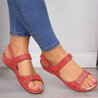 New Women Sandals Soft  Comfortable Flat Sandals Open Toe Beach Shoes Comfortable Flat Sandals Beach Travel Slipper Flip Flops Shoes Slipper Party Sandal Women Slip On Shoes