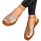 New Women Summer Casual Slides Comfortable Flax Slippers Striped Bow Linen Flip Flops Platform Flat Sandals For Women Casual Summer Cute Open Toe Ladies Sandals